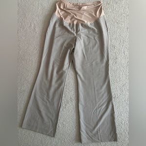 Maternity khaki colored dress pants, XL